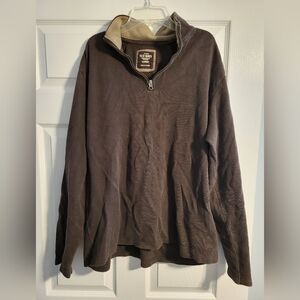 Old Navy Brown 1/4 Zip Sweater sz L